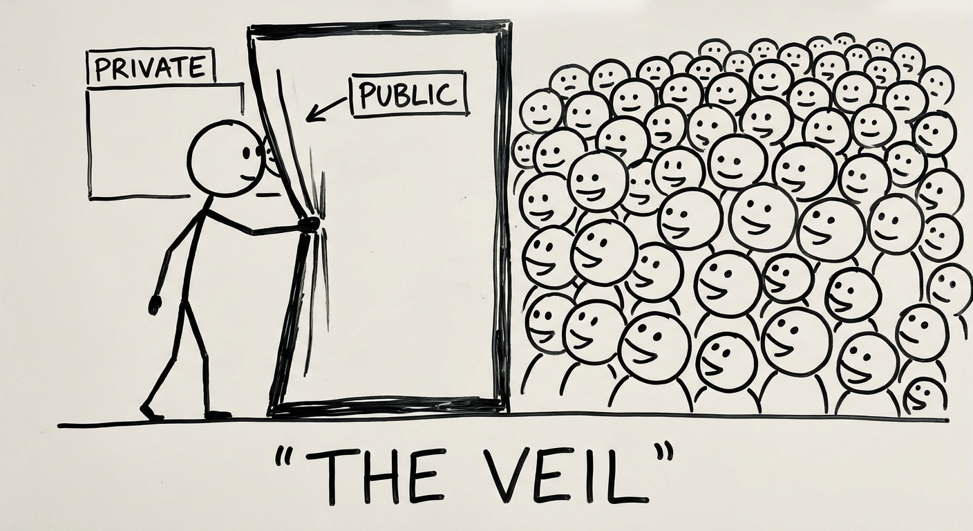 Crossing the Veil: The Surface Area of Judgment