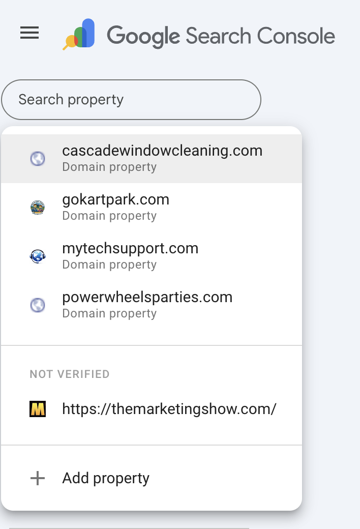 16 Domains Added to Search Console in 2 Minutes